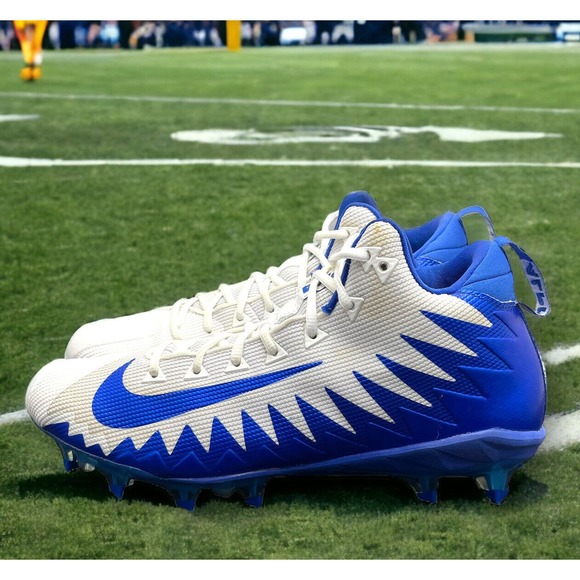 Nike Alpha Menace NFL Football Cleats Blue White 871451 Mens 11.5 Fast Ship main image 11
